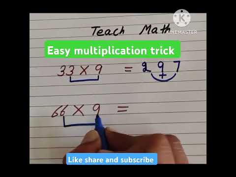 easy multiplication trick..,😜#maths #mathstricks #education #mathematics