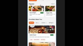 Tiffin Service App UIUX🔥 #shorts #ytshorts #designquill  #trending