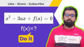 Find f(x) || Explanation #maths