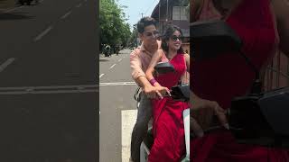 Janhvi Kapoor from Param Sundari sets ❤️#janhvikapoor #sidharthmalhotra #paramsundari