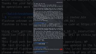 Read/Dump Flash Chip With Flashrom