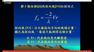 20190115 氣象雷達簡介以及在  劇烈天氣監測與研究上的應用(廖宇慶)