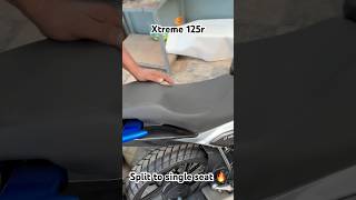 Xtreme 125r Split to single seat🔥 #xtreme125r  #viral #shortsviral #motovlog