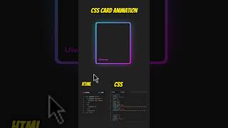 Cool CSS Card Effect  #html #css #code