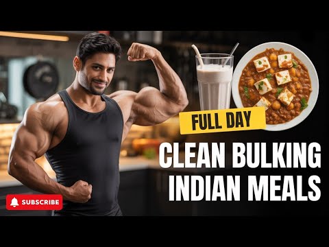 Full Day of Eating for Clean Bulking | Gym Freak Edition | High Protein Indian Meals
