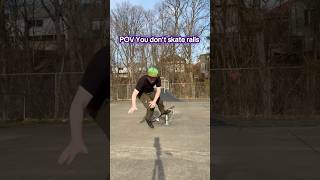 Don’t Skate Rails. #skateboarding #anime #funnyfall #skateboardinggall
