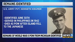 Remains of World War II POW from Michigan identified