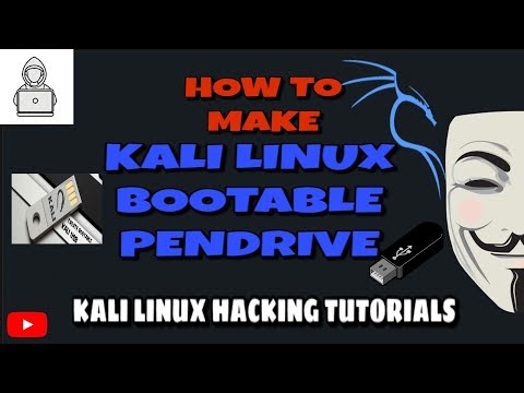 How to make a Bootable pendrive of KALI LINUX