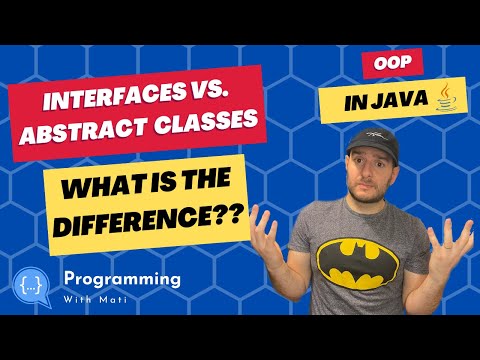 Abstract Classes vs. Interfaces? What is the difference? Java Object-oriented programming tutorial!