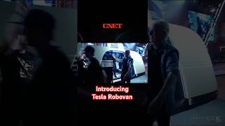 Tesla Unveils Robovan High-Density Autonomous Vehicle at We, Robot Event