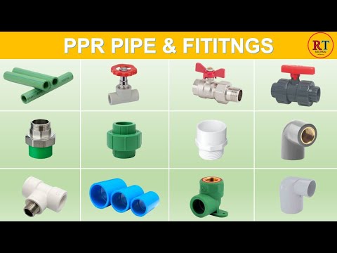 PPR Pipe and Fittings Equipment Picture Names