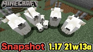 【マイクラ】1.17 洞窟と崖のアップデート！ついにヤギが登場しジャンプが凄い！！｜Snapshot 21w13a（Java）
