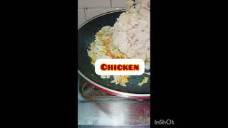 Day 9 10july #Chicken keema#Servedwith triangle parantha