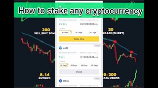 How to stake cryptocurrency on binance #cryptocurrency #staking #binance