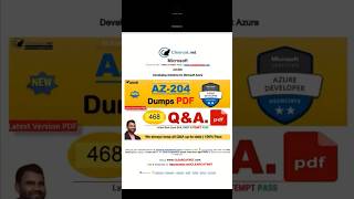 #shorts #pass #microsoft #azure #certification #with #clearcatnet #dumps #pdf #first #attempt #only