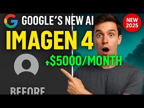 Google Imagen 4 AI REVEALED: Make $5000/Month Creating AI Images - Complete Tutorial 2025