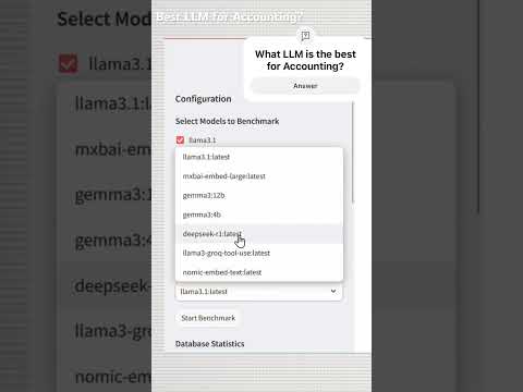Best LLM for Accounting? Evaluation App with Ollama + Streamlit #LLM #AI #Accounting #Audit #Tax
