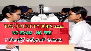 TMC FACULTY JOBS 2021 | NO EXAM - NO FEES JOBS | BEST SALARY JOBS | THAJA TV