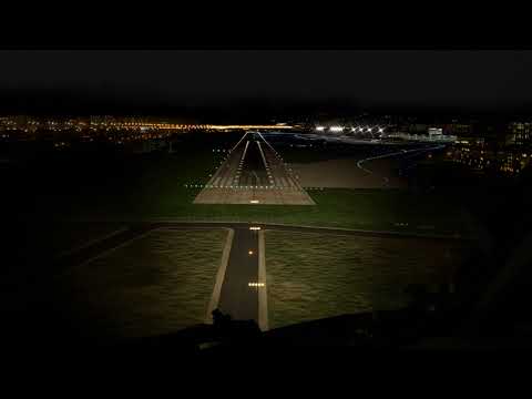 X Plane 11 RCSS Night Approach