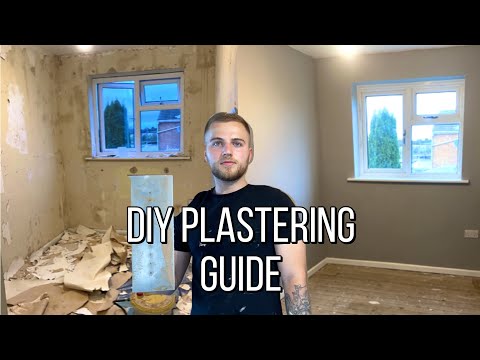(EASY??!) How To Plaster A Wall | Beginner's or DIY'ers Guide | SKIM COAT