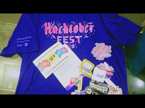 2020 Hacktoberfest TShirt and Swags | Ankush Singh Gandhi
