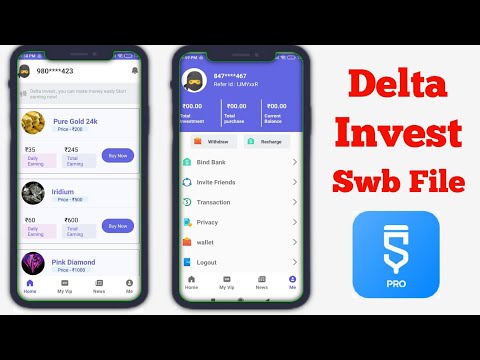 Free New Invest Project Sketchware pro