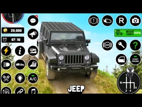 off Road Jeep Driving and Parking Game Gameplay (2023)💯