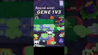 Gene 1v3! #brawlstars #brawlstarsclips #brawlstarsfunny #brawl #1v3