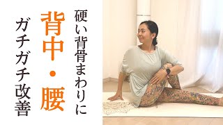 腰痛・背中痛・肩こり予防ヨガ｜5分で背中側の硬さを一気に解消ストレッチ