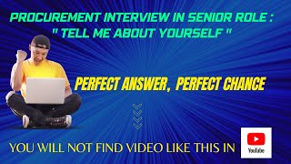 How to answer perfectly "Tell me about yourself" and get the job #tellmeaboutyourself #interview