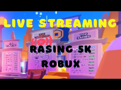 🔴 PLS DONATE LIVE | RASING 5K ROBUX ! GOAL 2k SUBS!