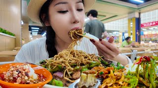 回母校食堂大口干饭记！便宜量大管饱还美味，时隔一年没吃到太香了~！【小果食Xiao Guo】#mukbang
