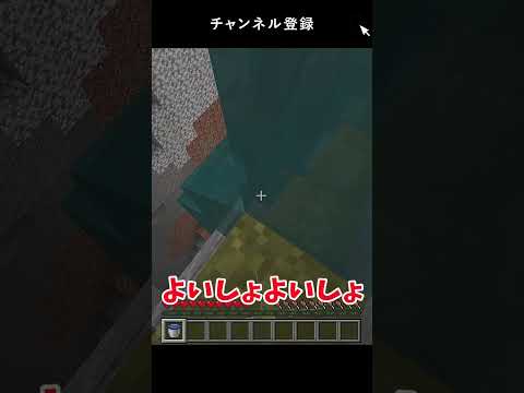着地の違い！！【マイクラ】 #マイクラ #minecraft