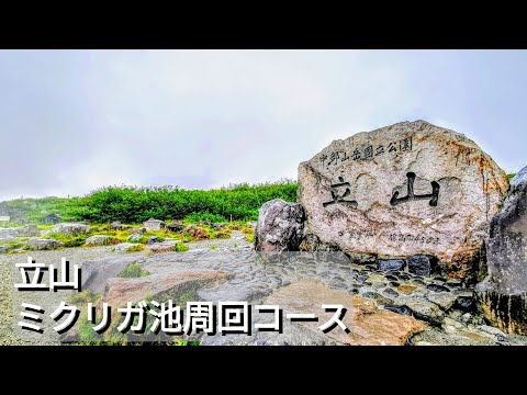 [Toyama] Tateyama Murodo Mikuriga Pond loop course rainy walk