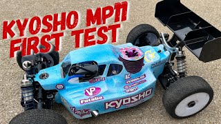 Kyosho MP11 First Test Session [1/8 Nitro Buggy] with Ryan Lutz