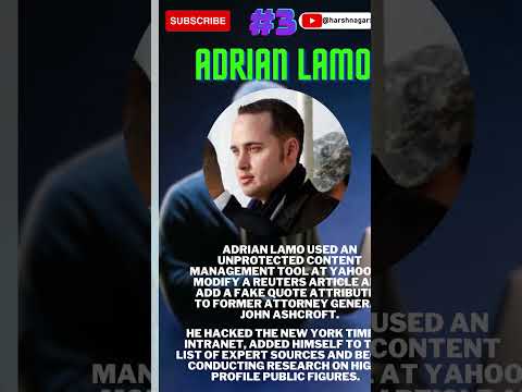 Worlds Top 5 Notorious Hackers in 30 Seconds - Harsh Nagar - #hacker #cybersecurity #ethicalhacking