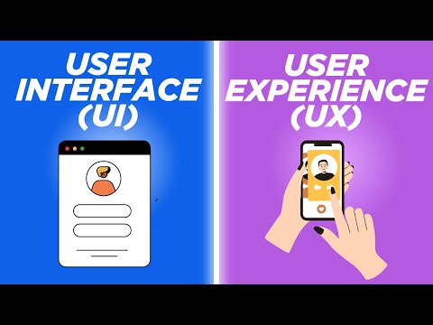 Can you describe the difference between user interface (UI) design and UX design?