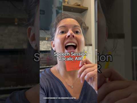 Vocalic Air Fun Speech Therapy #funlearningathome #speechtherapy #slp
