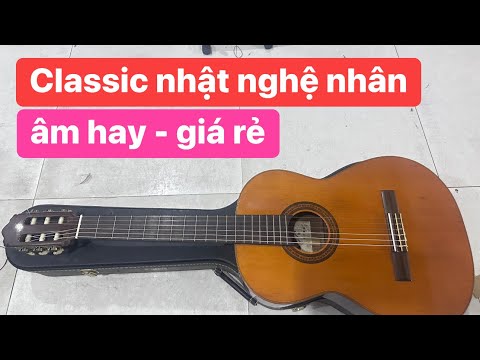 Đàn guitar classic nhật nghệ nhân âm hay, giá tốt. Giá: 1tr800k. guitar nhật 0936057750