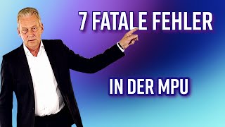 Mache niemals einen dieser Fehler , wenn du die MPU bestehen willst