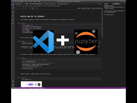 Jupyter notebook in VS Code