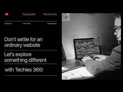 Techies365 Web Application Development Services!