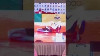 My performance at 38th National Games Yogasana  #yogasana #nationalgames #uttrakhand #advanceyoga