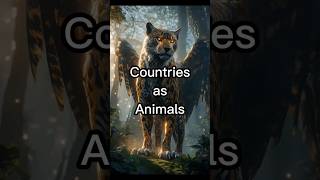 COUNTRIES AS ANIMALS #aiclip #ai #midjourney #ytshorts #aiart #aifashion #trending #youtubeshorts