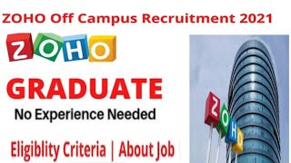 Latest jobs in zoho recruitment 2021 /freshers /graduates jobs/mnc jobs /private jobs