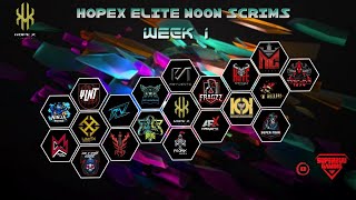 HOPEx  ELITE NOON SCRIMS WEEK 1 DAY 4 -  SUPERBUU LIVE / 5K FAM🦋 SOON