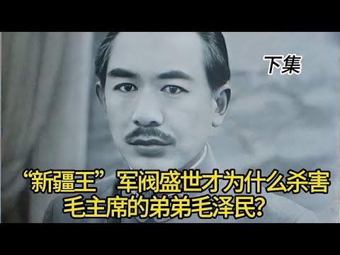 “新疆王”军阀盛世才为什么杀害毛主席的弟弟毛泽民？下集