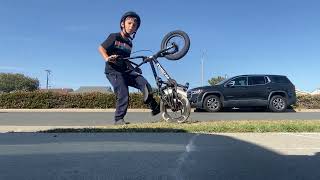 Let’s bunny hop and freaking wheelie