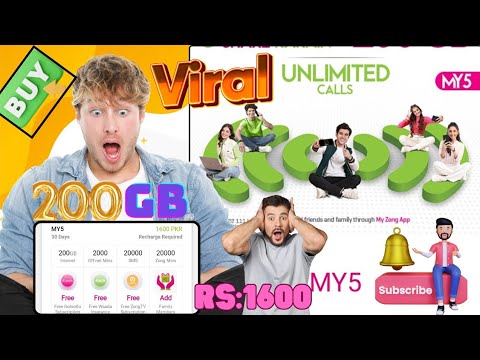 Zong MY5 Package |share 5 friends|New Package|
