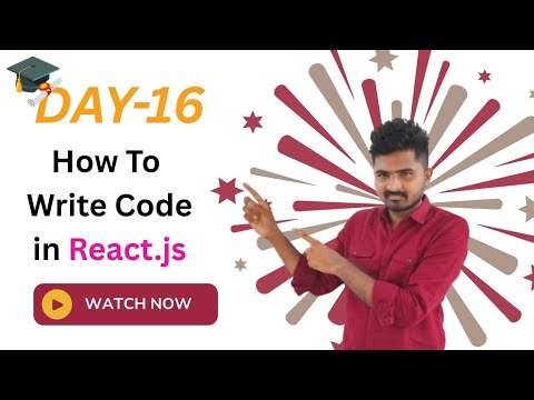 1️⃣6️⃣Day-16:🤔Where I am write my code in React.js | React app Folder Structure Explained in Telugu
